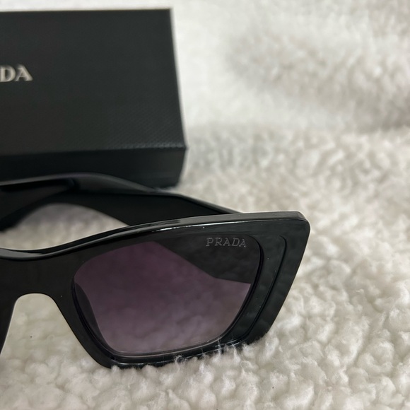 Prada Women's Black Sunglasses - Picture 2 of 5